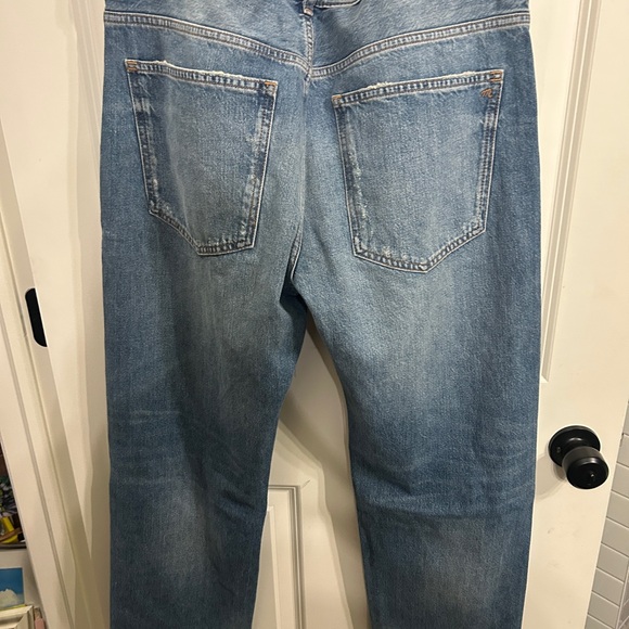 NWT Madewell Women's Dean East Straight Leg Jeans in Monessen Wash sz 31 - Picture 9 of 16